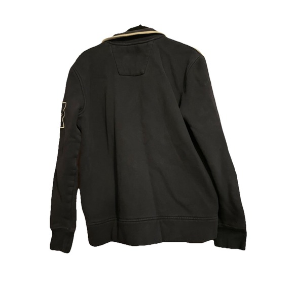 Nautica Fleece Pieced Stripe Track Jacket Men Size S Color Block Full Zip - Picture 2 of 5